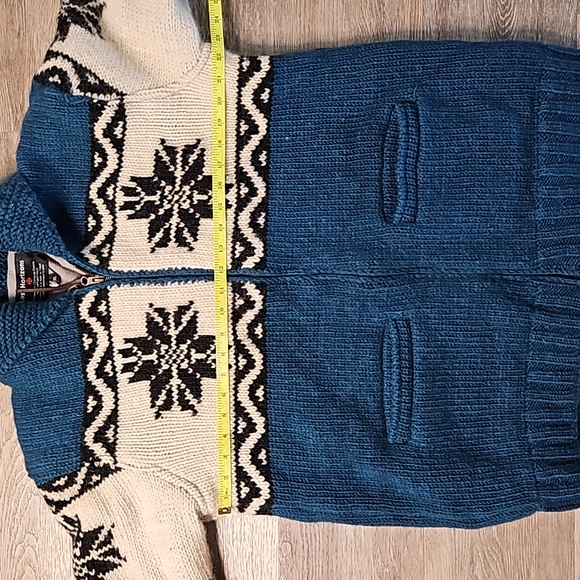 Lost Horizons Scandinavian wool zip up jacket size large extra large - Picture 14 of 16